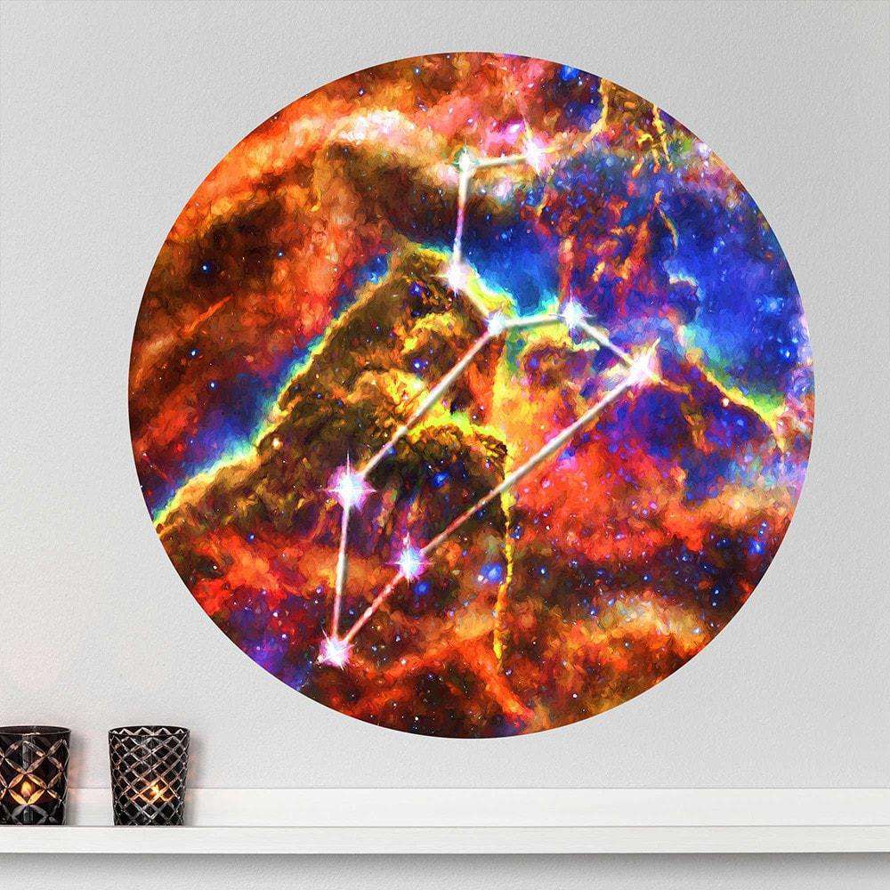 LEO Sun Sign Wall Decal Zodiac Horoscope Astrology Symbol
