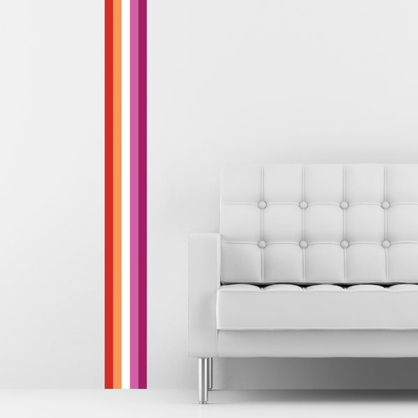 lesbian pride stripe