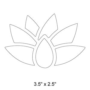 Lily Pad Stencil