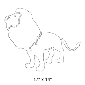 Lion Stencil