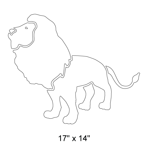 Lion Stencil