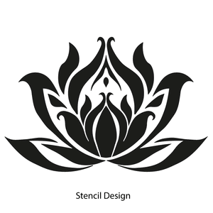 Lotus Stencil