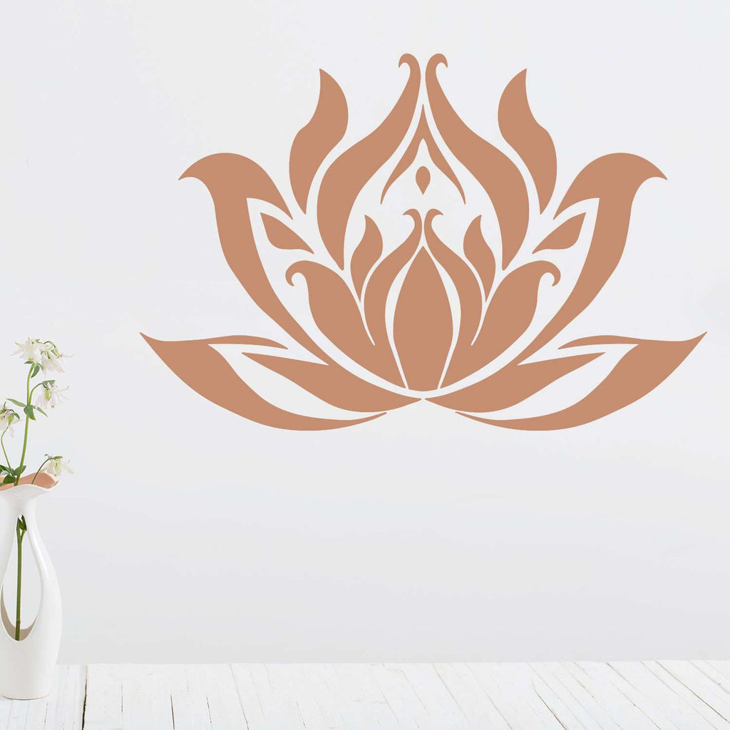 Lotus Stencil