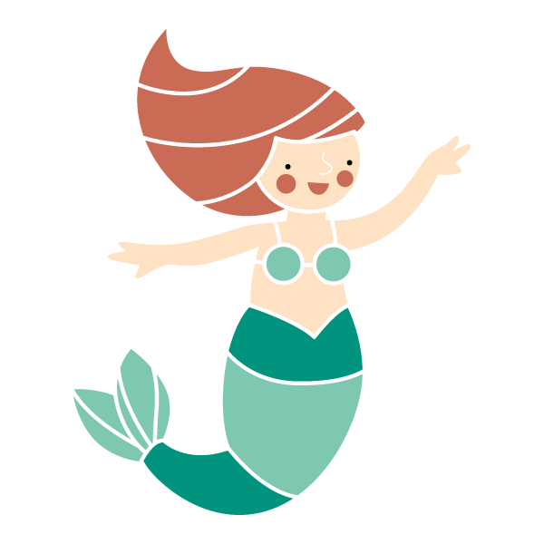 Mermaid Stencil