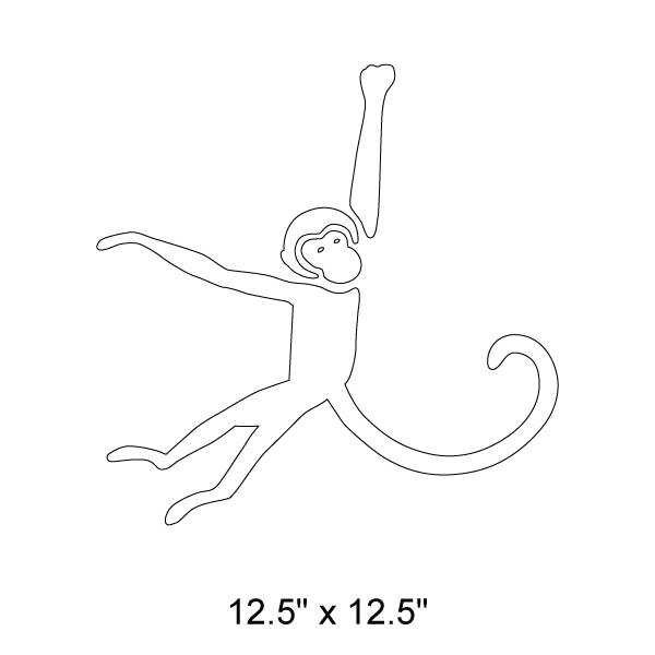 Monkey Stencil 1