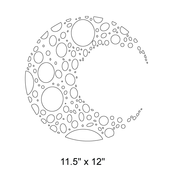 Moon Stencil