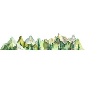 Edit SEO Mountain Range Wall Border Decal