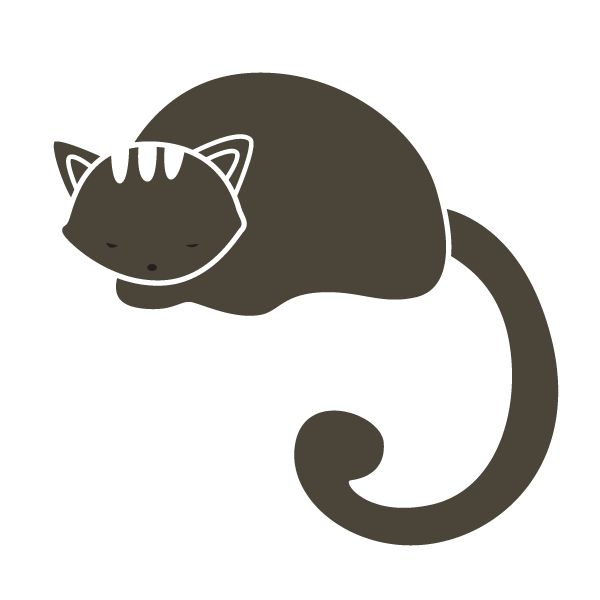 Napping Cat Stencil