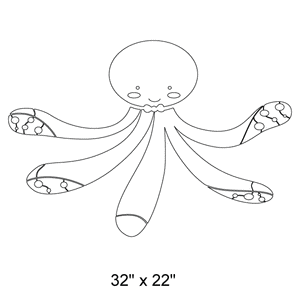 Octopus Stencil