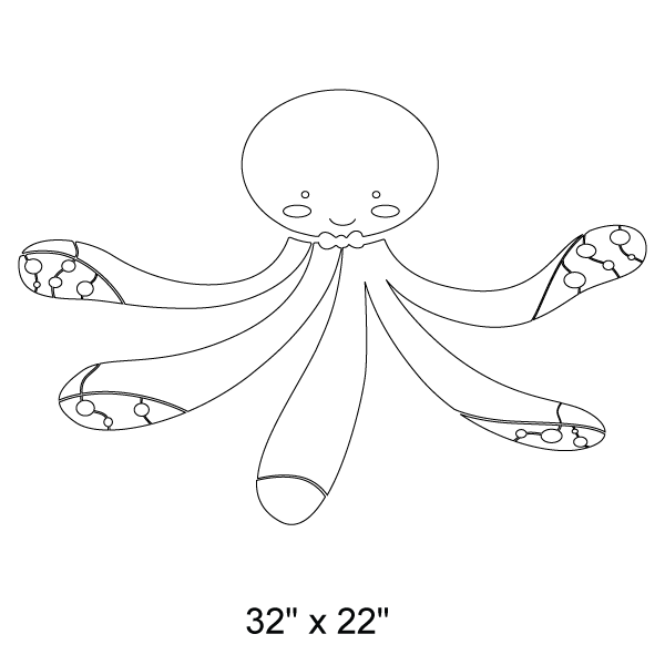 Octopus Stencil