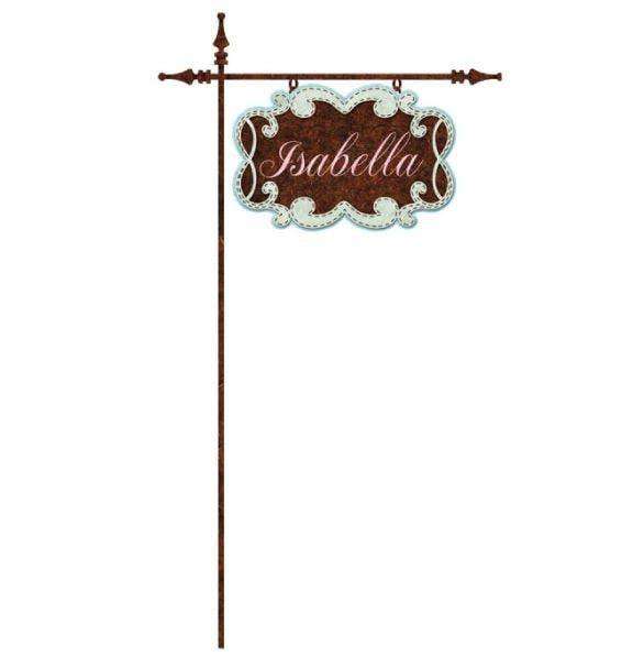 Personalized Ornate Garden Sign Wall Sticker