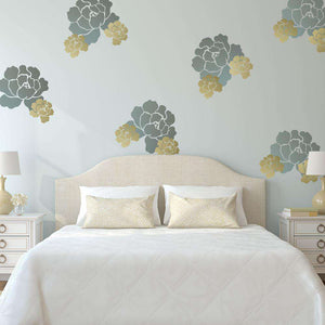 English Rose Stencil - Painting a Rose 