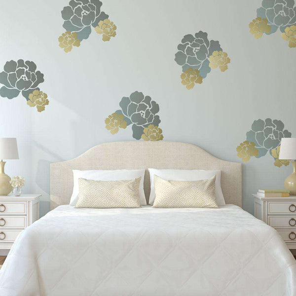 English Rose Stencil - Painting a Rose 