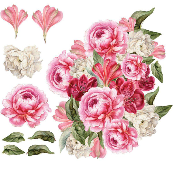 Pink Peony Flowers Wall Decal Set – Madilyn’s Peonies