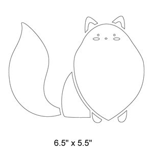 Persian Cat Stencil