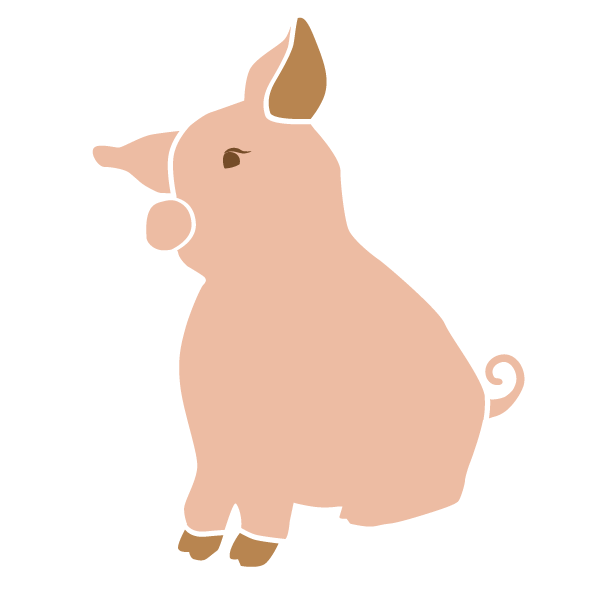 Pig Stencil