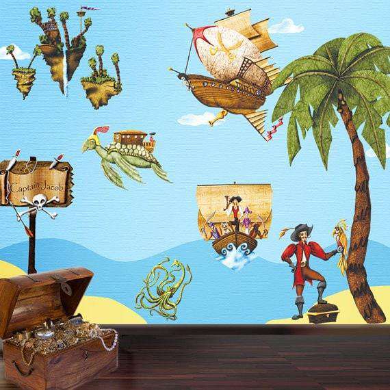 Pirate Wall Sticker Kit
