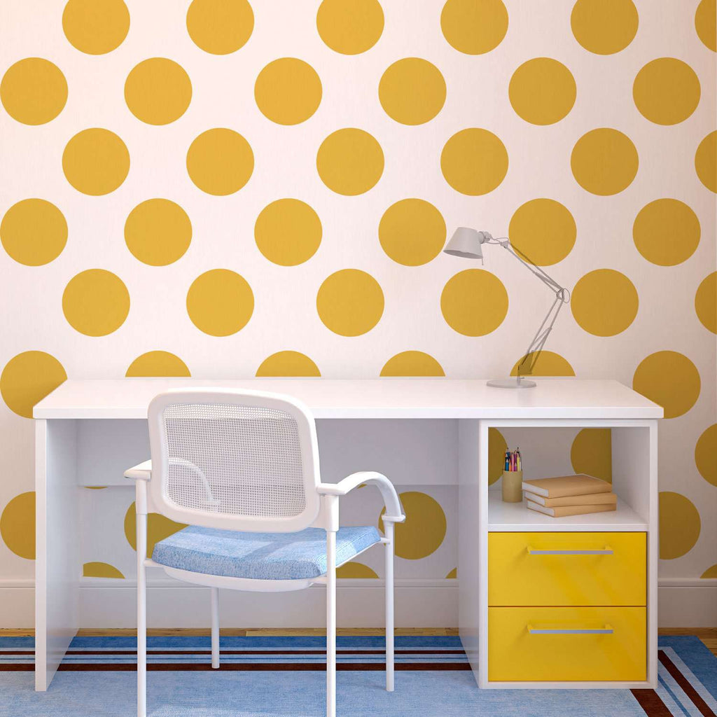 Polka Dot Pattern Wall Stencil