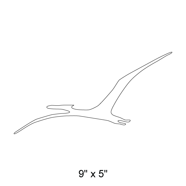 Pterodactylus Dinosaur Stencil