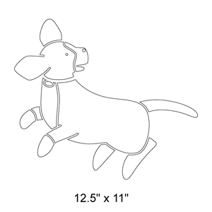Puppy Stencil