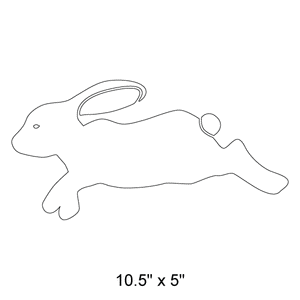 Rabbit Stencil 1