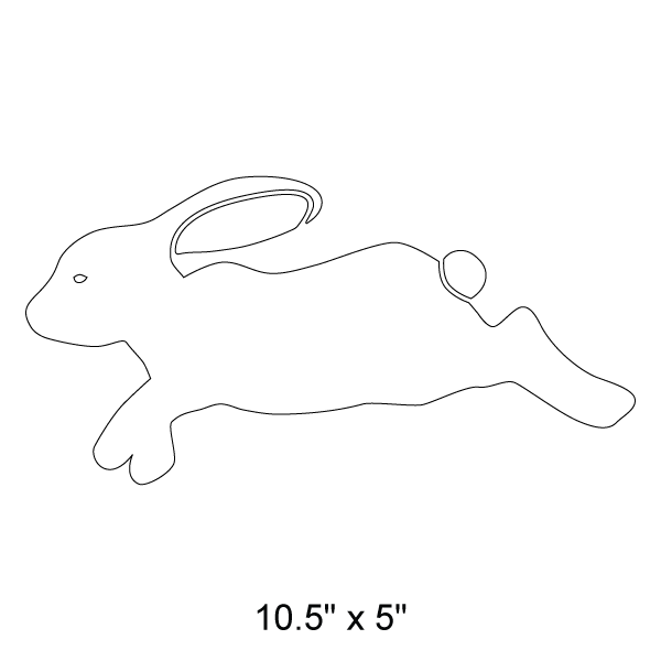 Rabbit Stencil 1