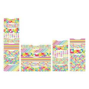 Decorative Rainbow Pattern Decals for IKEA Alex Furniture