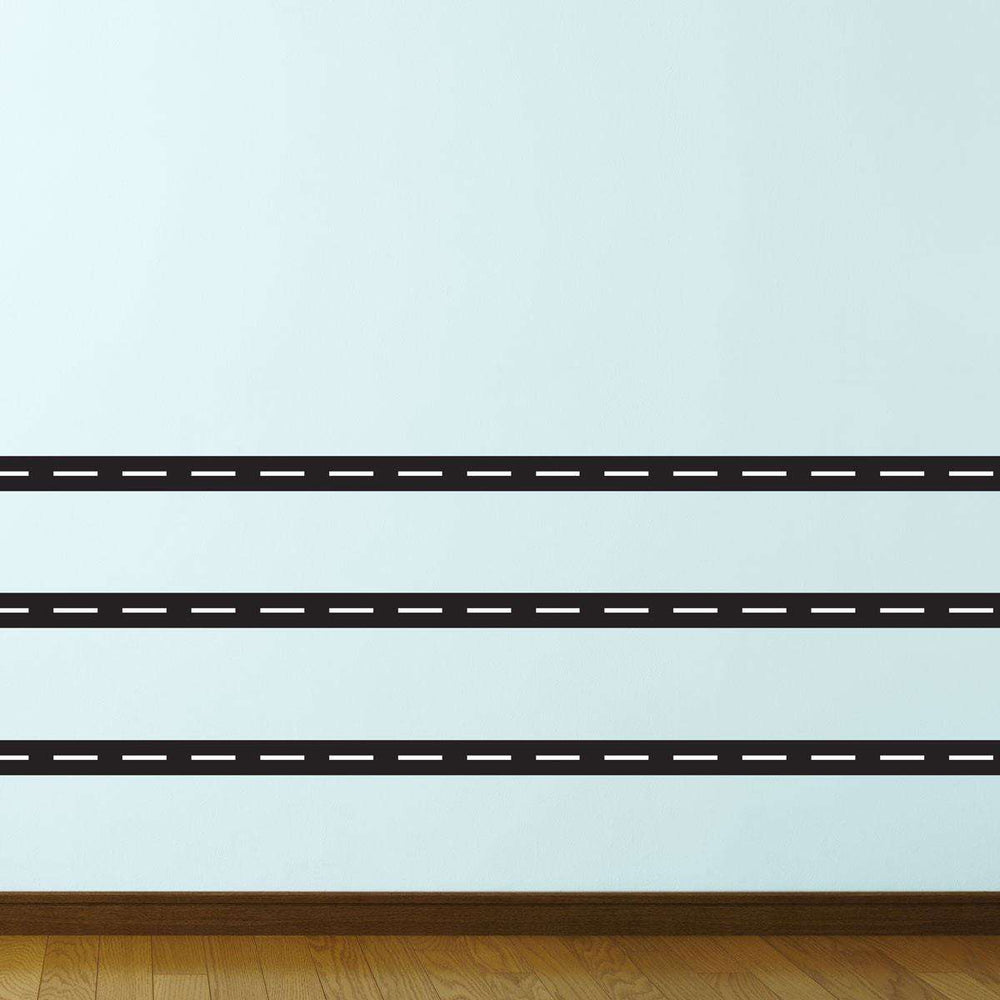 Road Wall Decal - 20-Foot Peel & Sticker Street Sticker