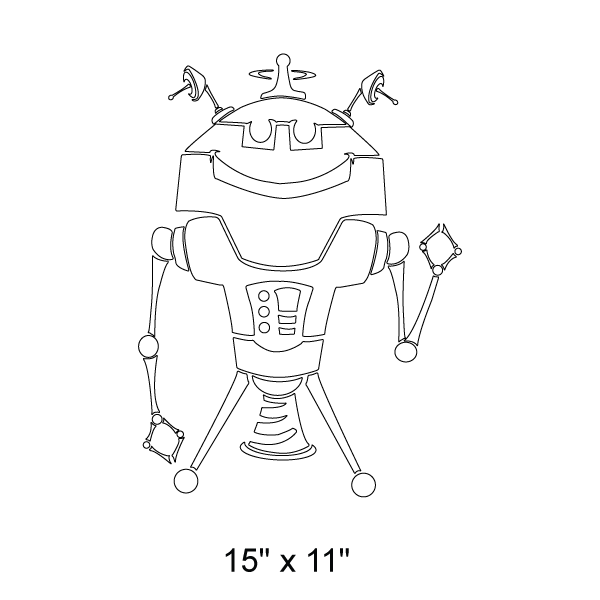 Robot Stencil