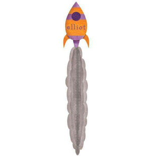 Rocket Ship Growth Chart Wall Sticker
