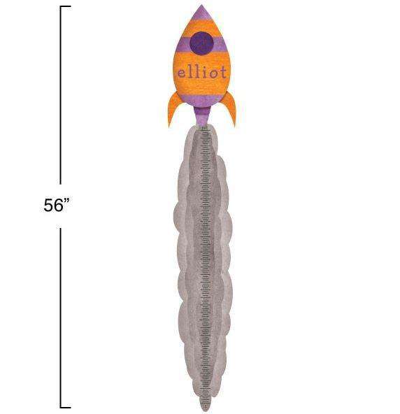 Rocket Ship Growth Chart Wall Sticker