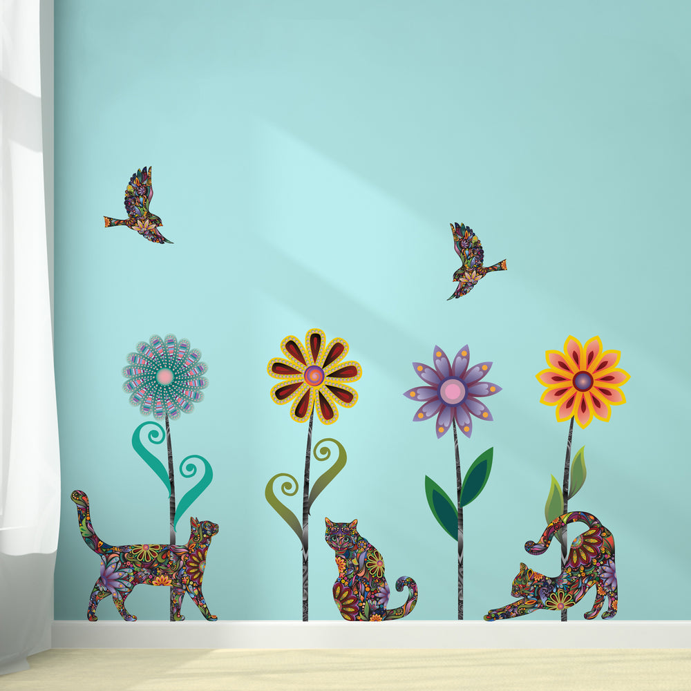Flower Decals & Cat Decals