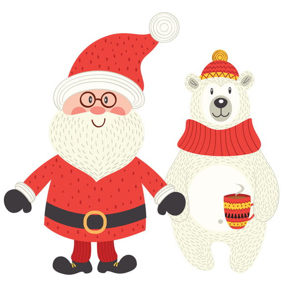 Christmas Countdown Sticker Set - Advent Calendar Wall Decal