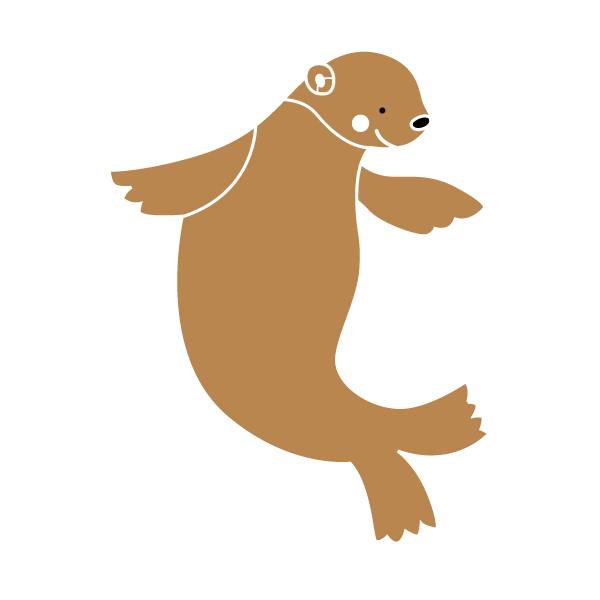 Sea Lion Stencil