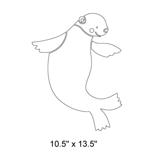 Sea Lion Stencil