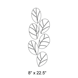 Sea Plant Stencil