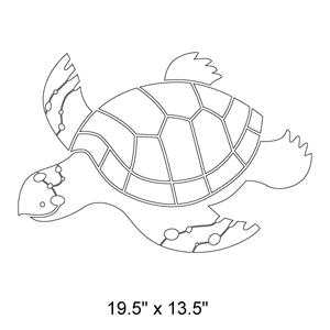 Sea Turtle Stencil
