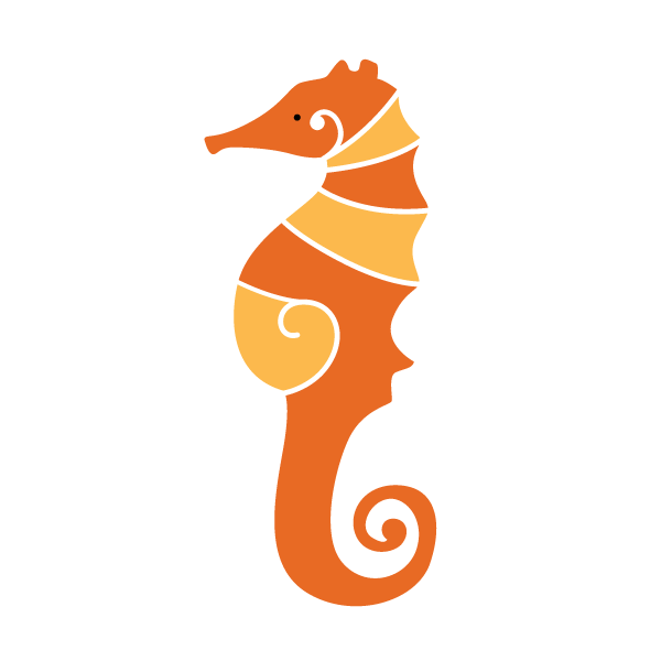 Seahorse Stencil
