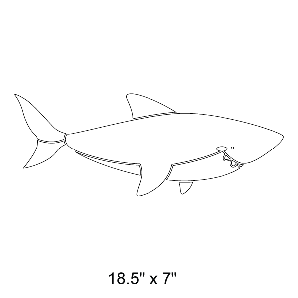 Shark Stencil