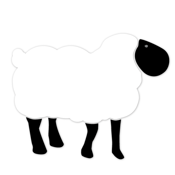 Sheep Stencil