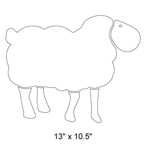 Sheep Stencil