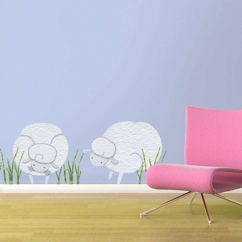 Sheepish Friends Wall Stickers