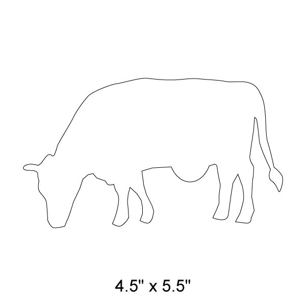 Cow Stencil Small