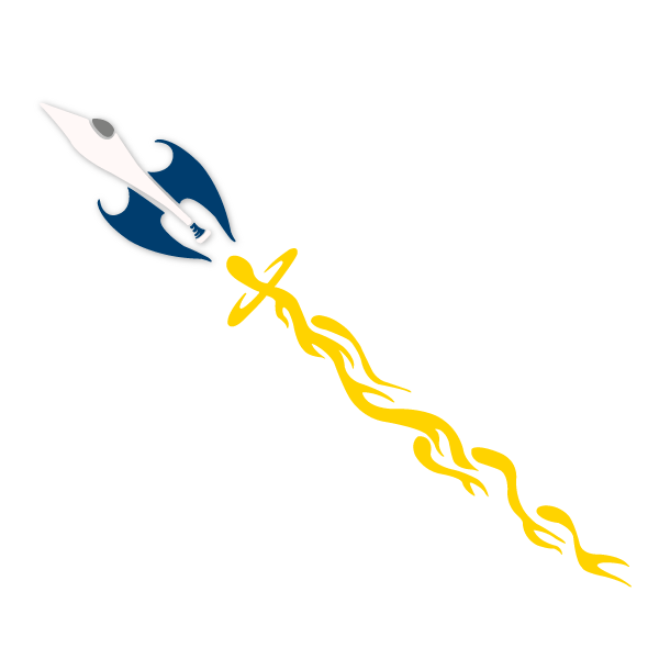space rocket stencil