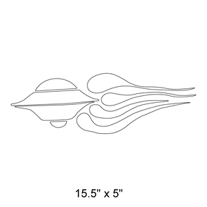 Spaceship Stencil 2