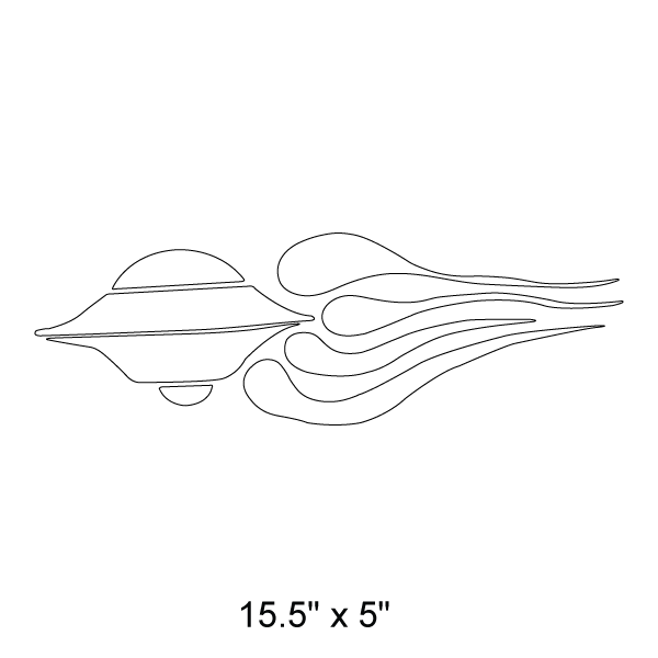 Spaceship Stencil 2