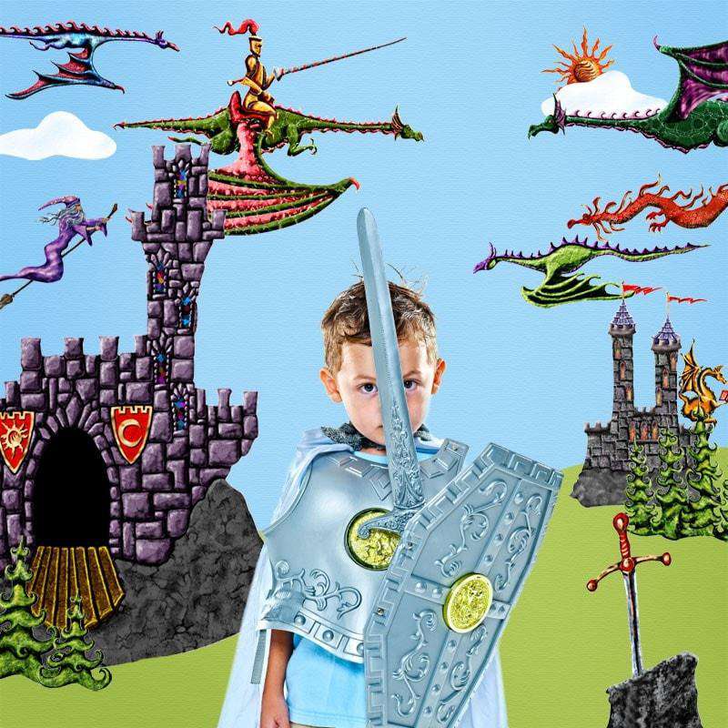 dungeons and dragons wall mural 