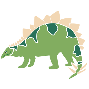 stegosaurus stencil