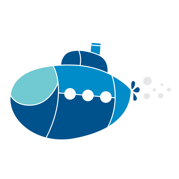 submarine stencil