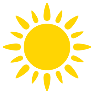 sun stencil